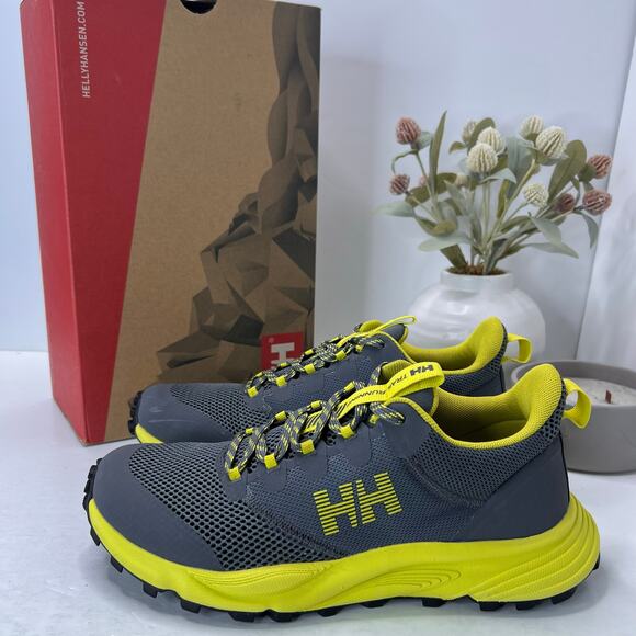 Helly Hansen Featherswift 2 TR Sneakers Charcoal/Sweet Lime 12048-964 Men 9 NWB main image 7